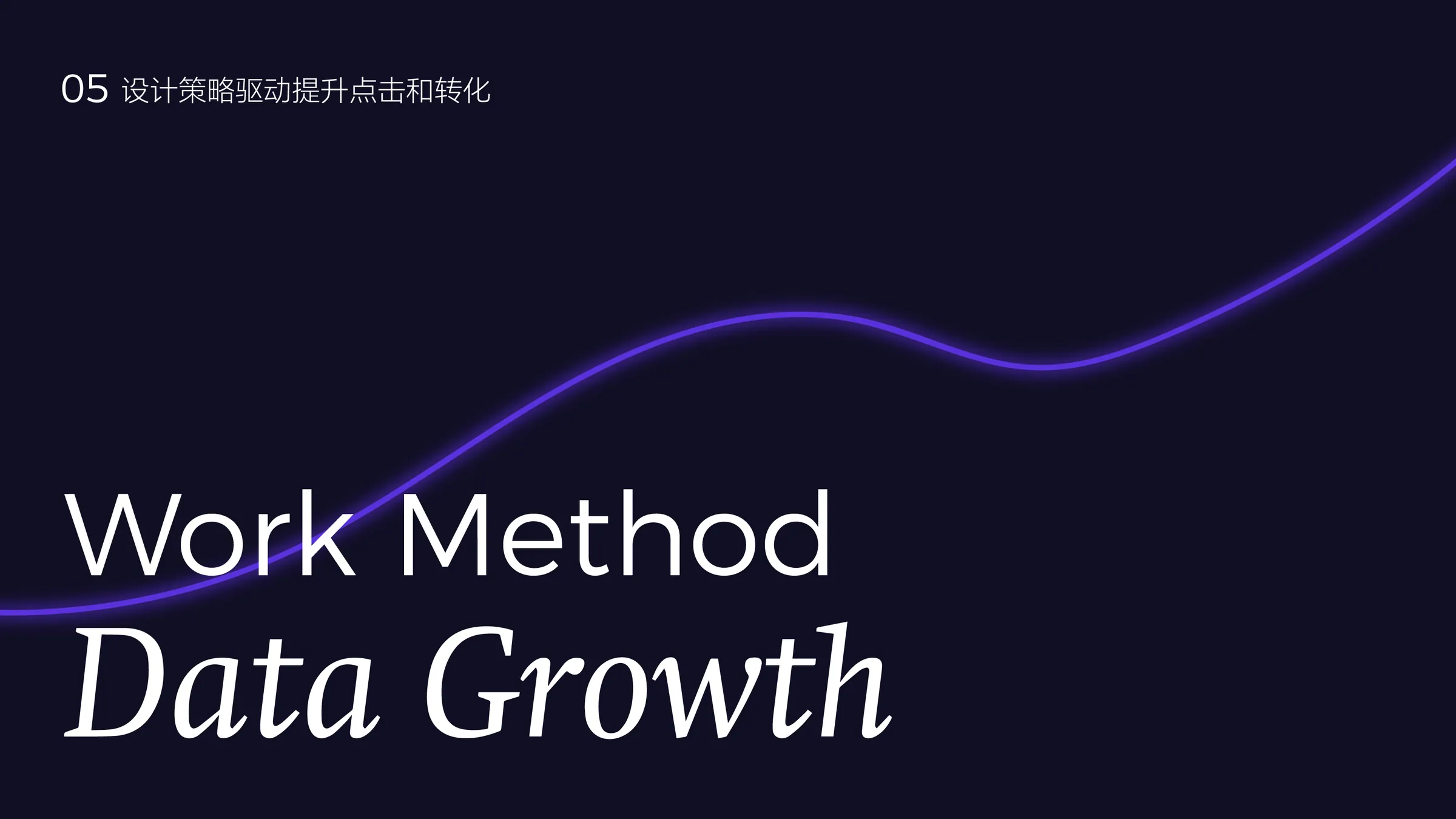Work Methods Help Drive Data Growth 聊聊设计策略提升点击和转化效果