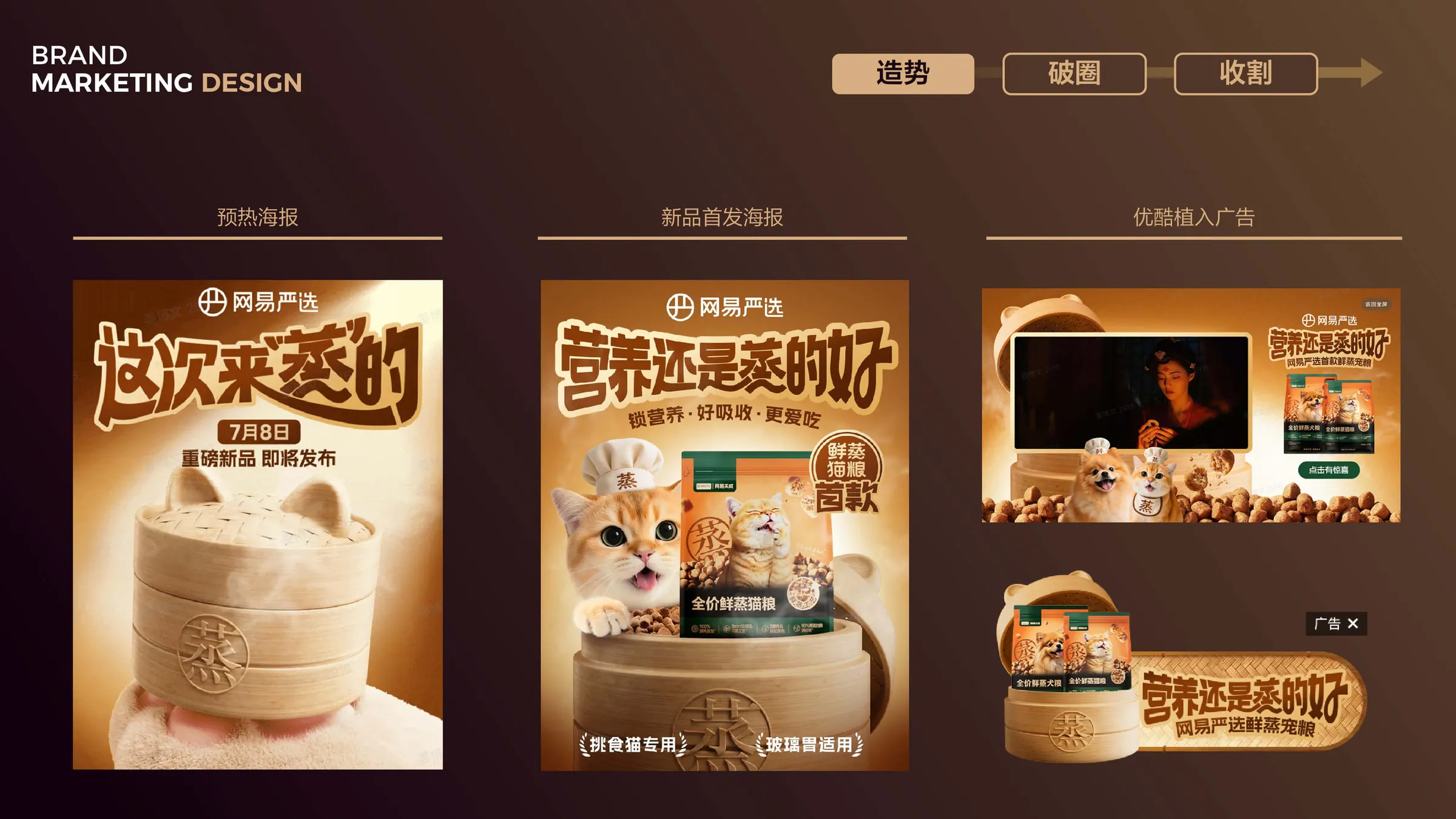 网易严选鲜蒸猫粮新品营销 case study 02
